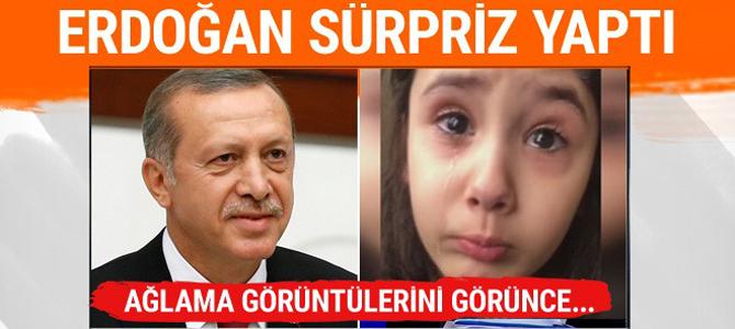 Erdoğan'dan minik Irmak'a sürpriz!