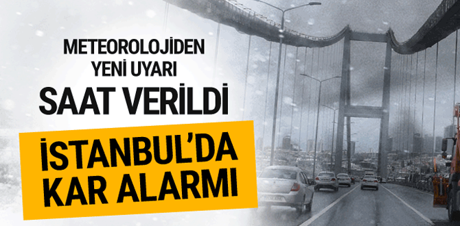 Yoğun kar İstanbul'a dayandı son hava durumu raporu