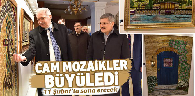 Cam Mozaikler Büyükşehir Belediye Başkanını Büyüledi