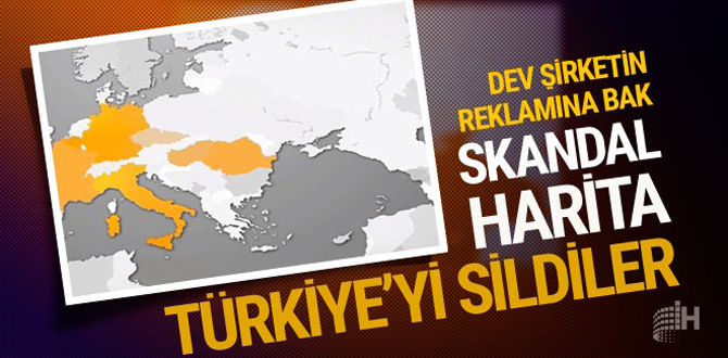 Türkiye'yi haritadan sildiler