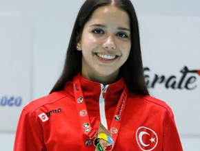Asena Pekmezoğlu Avrupa üçüncüsü