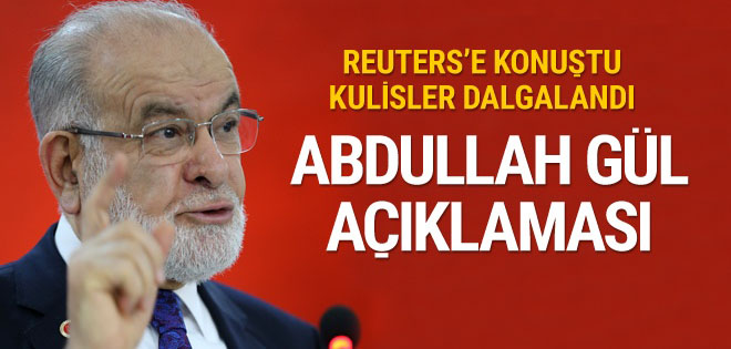 Karamollaoğlu Reuters'e konuştu flaş Abdullah Gül açıklaması
