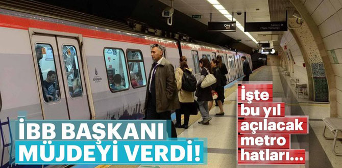 İBB Başkanı Uysal'dan İstanbul'a metro müjdesi!