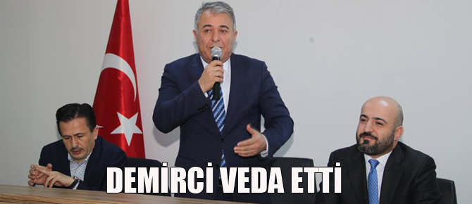 AK Parti Tuzla İlçe Başkanı Demirci veda etti..