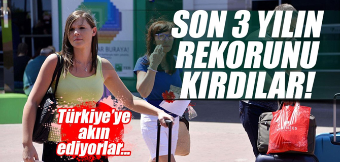 Son 3 yılın rekorunu kırdılar! Akın akın geliyorlar