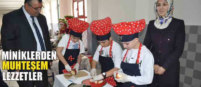 Minik öğrencilerden muhteşem lezzetler!