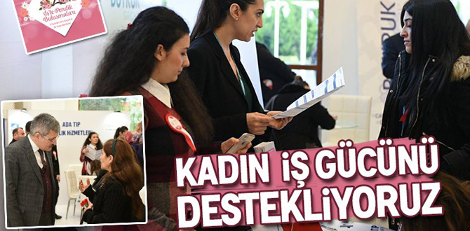 Pendik'te kadın iş gücüne destek!