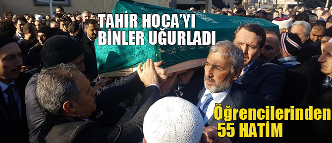 İmam Hatip Sevdalısı Tahir Hoca Tekbirlerle uğurlandı