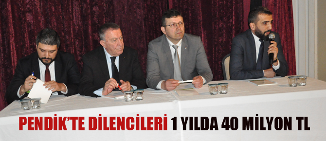 Pendik'te dilencilere yılda 40 milyon lira veriyoruz