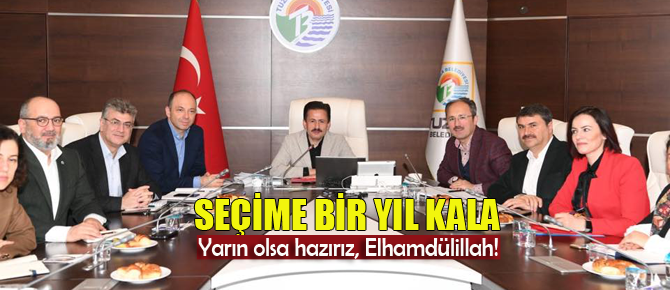 Seçime 1 yıl kala 30 Mart'ta bütün kadro!