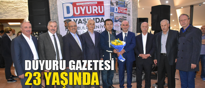 Duyuru Gazetesi'nin 23.Yıl Gecesi muhteşemdi