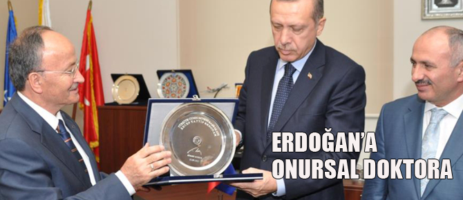 IUS'tan Cumhurbaşkanı  Erdoğan’a onursal doktora