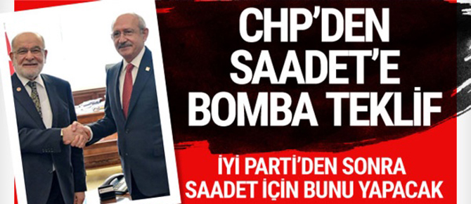 CHP'den Saadet'e bomba teklif! İYİ Parti'den sonra...
