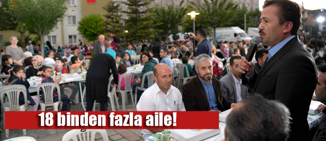 Tuzla'da aynı sofrada binlerce kişi!