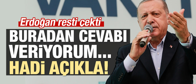 Erdoğan'dan Muharrem İnce'ye sert cevap