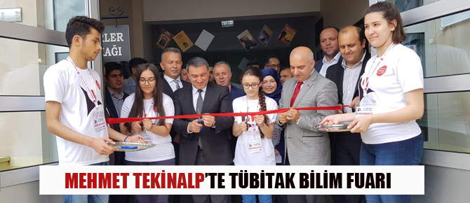 Mehmet Tekinalp'ta TÜBİTAK Bilim Fuarı