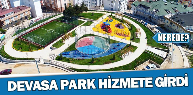 Pendik'e devasa park!