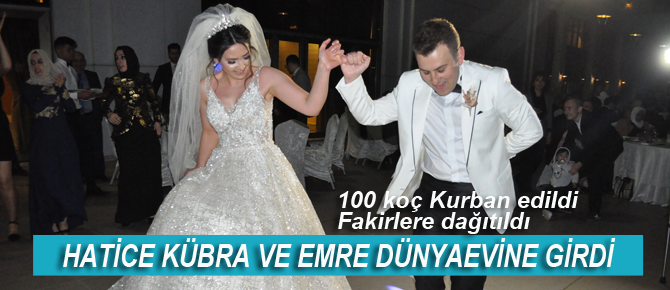 Hatice Kübra ve Emre Günaydın ömürboyu mutluluğa evet dediler