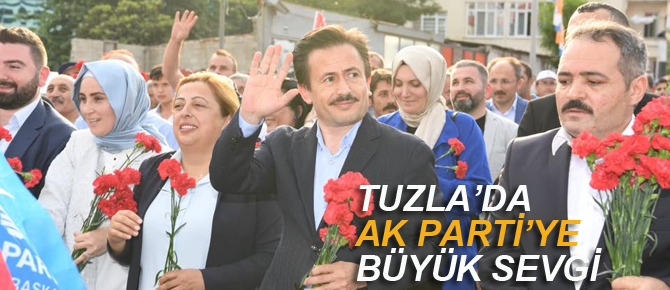 Tuzla'da büyük Sevgi Yürüyüşü