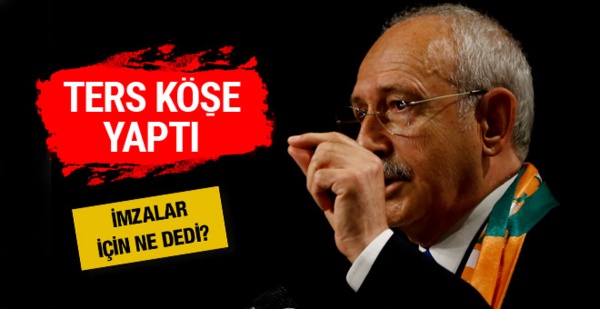 Kılıçdaroğlu'ndan imza ve erken yerel seçim açıklaması
