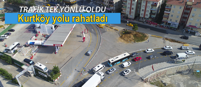 Trafik Tek Yönlü Oldu, Kavşaktaki Yoğunluk Azaldı