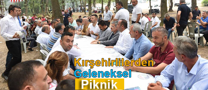 Kırşehirliler'den geleneksel piknik