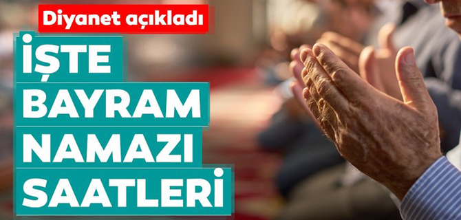 İstanbul, Ankara, İzmir Kurban bayram namazı saat kaçta?