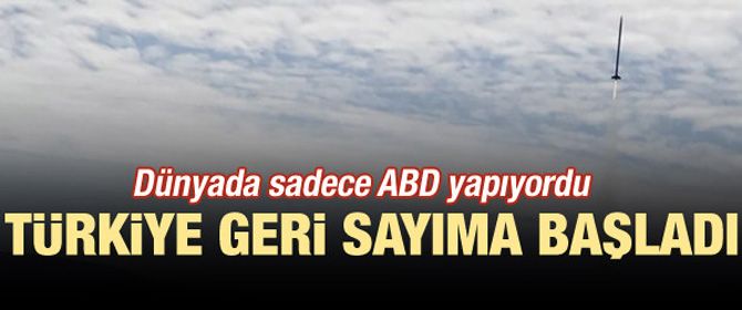 Dünya'da sadece ABD yapıyordu..