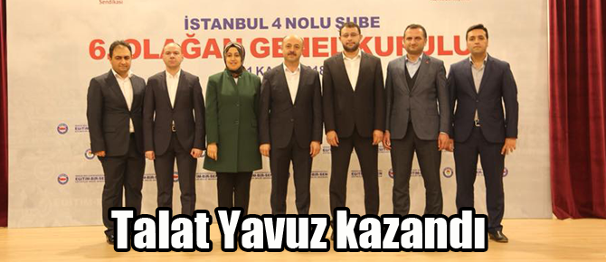 Eğitim Bir'de başkan Talat Yavuz