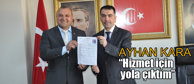 İşadamı Ayhan Kara AK parti'den aday adayı oldu