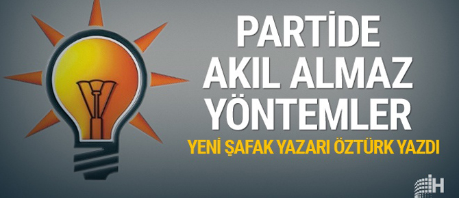 Hasan Öztürk'ten dikkat çeken AK Parti yazısı