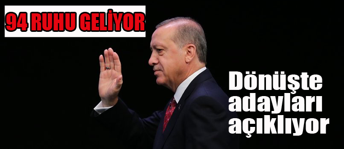 Erdoğan'dan yerel seçim manifestosu! Adayları açıklıyor..