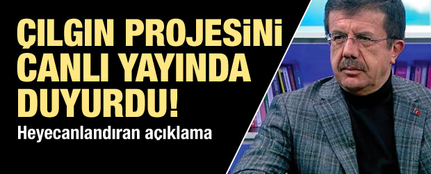 Çılgın projesini canlı yayında açıkladı!