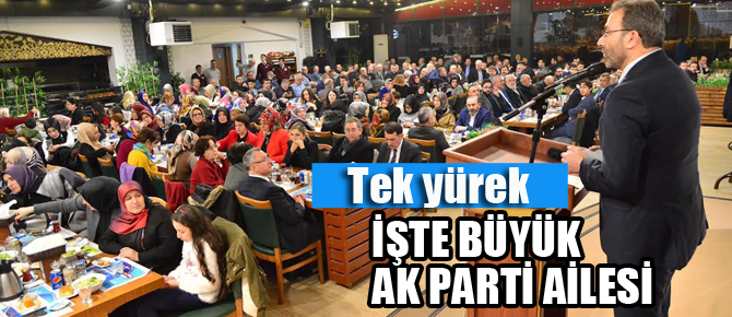 AK Parti Pendik Teşkilatı tek yürek oldu