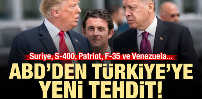 ABD'den Türkiye'ye  yeni tehdit!