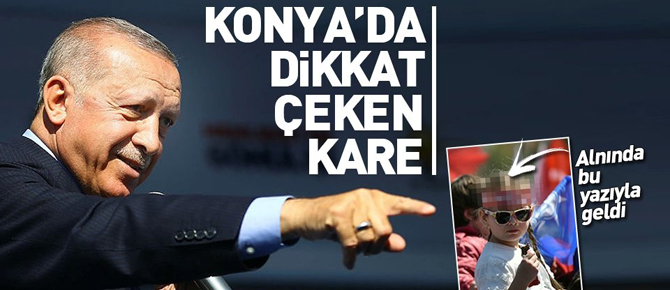 Başkan Erdoğan'a Konya'da sevgi seli