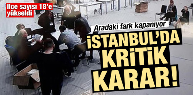 İstanbul'da sayılan sandıklarda son durum: AK Parti'nin oyları..