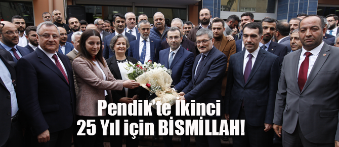 Pendik'te Ahmet Cin dönemi başladı