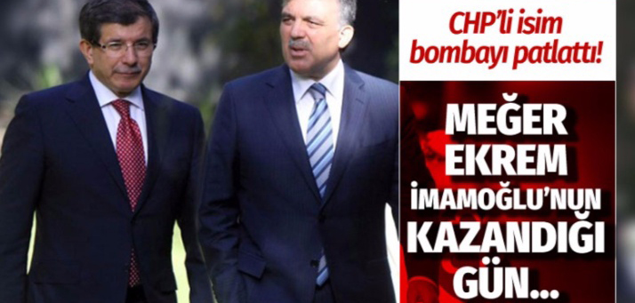 Abdullah Gül ve Ahmet Davutoğlu Ekrem İmamoğlu'nun kazandığı gün..