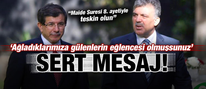Abdullah Gül ve Davutoğlu'na