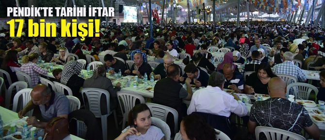 17 bin AK Partili iftarda buluştu