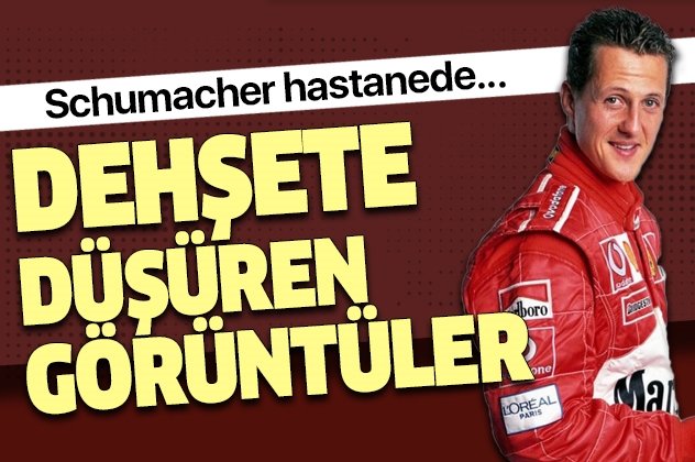 Michael Schumacher'in görüntüleri dehşete düşürdü!