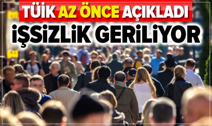 Son dakika: Nisan ayı işsizlik rakamları açıklandı! İşsizlik geriledi