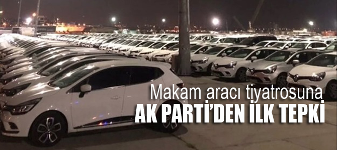 'Makam aracı tiyatrosu'na AK Parti'den ilk tepki!