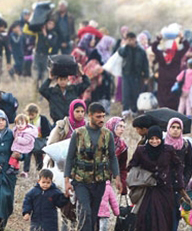 200 binden fazla Suriyeli Türkiye sınırına dayandı