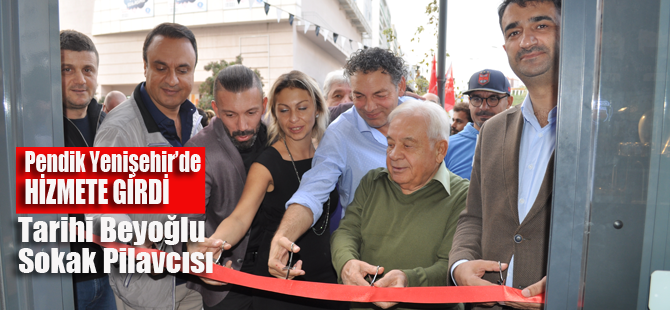 Pendik'e yeni lezzet durağı.. Tarihi Beyoğlu Sokak Pilavcısı