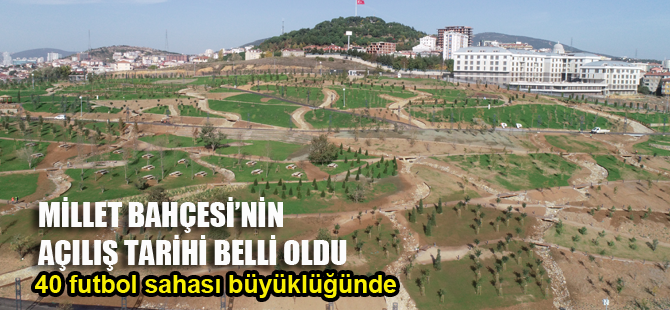 Pendik Millet Bahçesi'nin açılış tarihi belli oldu