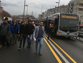 İstanbul'da metrobüs çilesi!