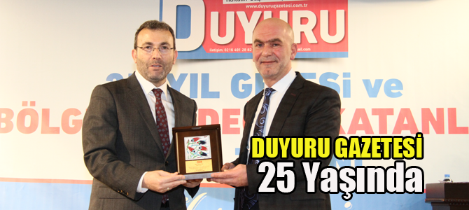 Duyuru Gazetesi 25 yaşında