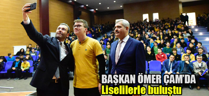 Başkan Cin liselilerle buluşuyor